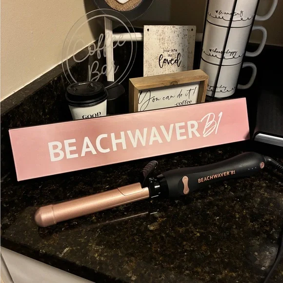 OFFERS ACCEPTED🩷 LIKE NEW Beach Waver 1 inch Midnight Rose Curling Iron - Picture 2 of 6